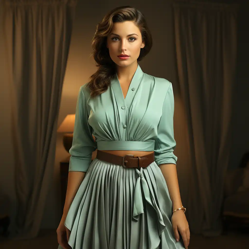 Het geheim van het stylen van plooirokken